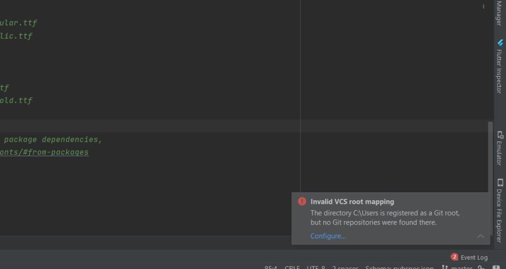 How to Solve invalid vcs root mapping error android studio - DevOps -  DevSecOps - SRE - DataOps - AIOps
