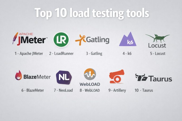 Top 10 Load Testing Tools: Features, Pros, Cons & Comparison – Best DevOps
