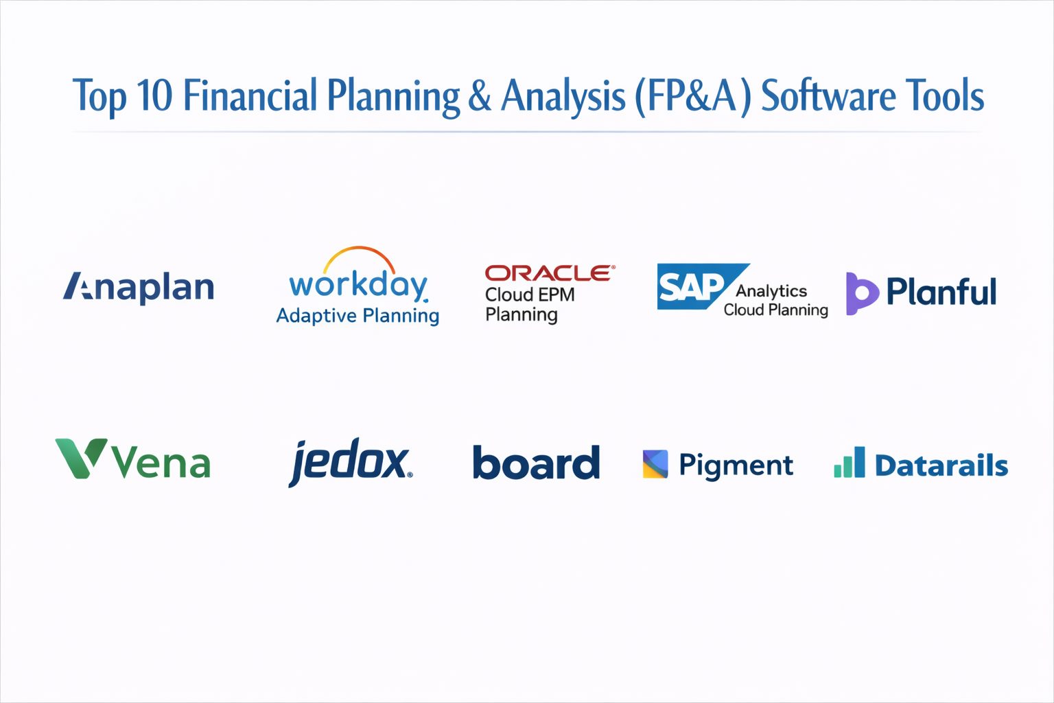 Top 10 Financial Planning & Analysis (FP&A) Software: Features, Pros ...