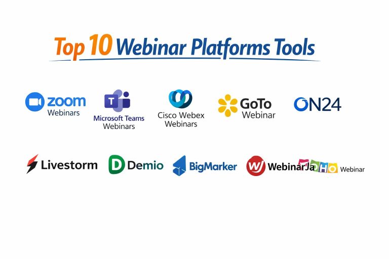 Top 10 Webinar Platforms: Features, Pros, Cons and Comparison – Best DevOps