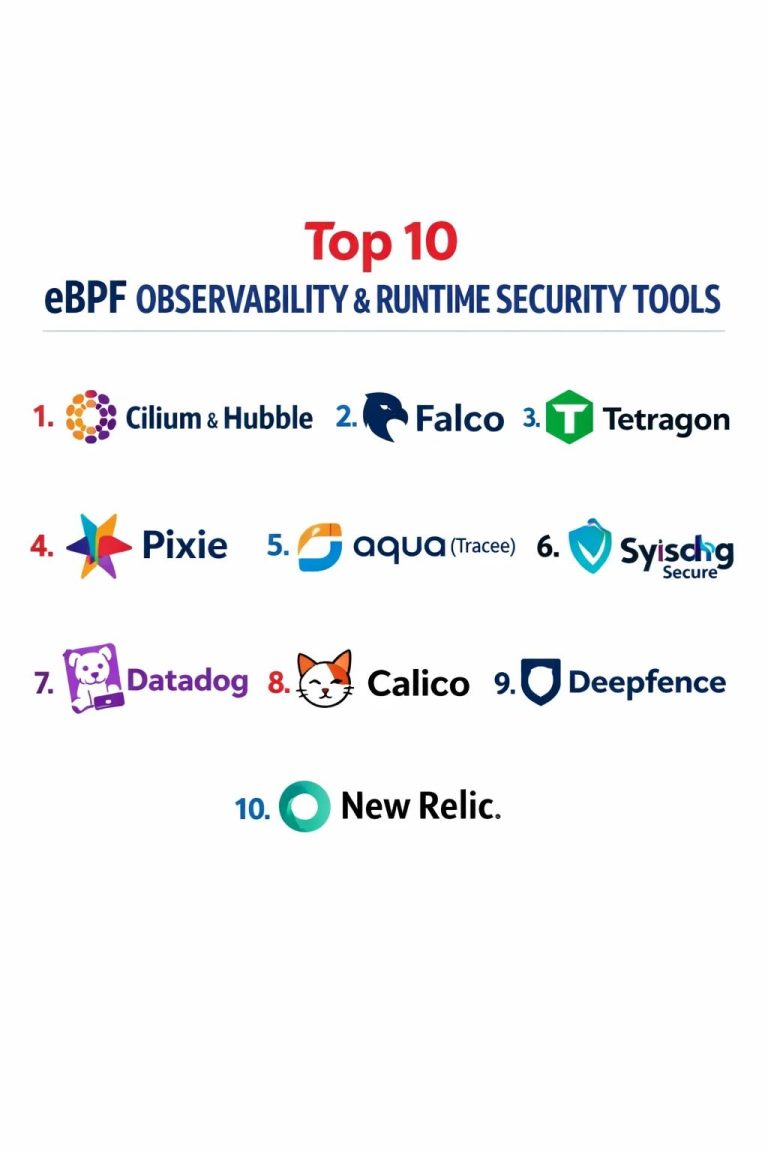 TOP 10 eBPF OBSERVABILITY & RUNTIME SECURITY TOOLS: FEATURES, PROS ...