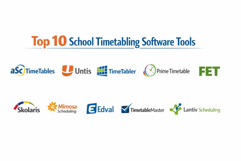 Top 10 School Timetabling Software: Features, Pros, Cons & Comparison ...