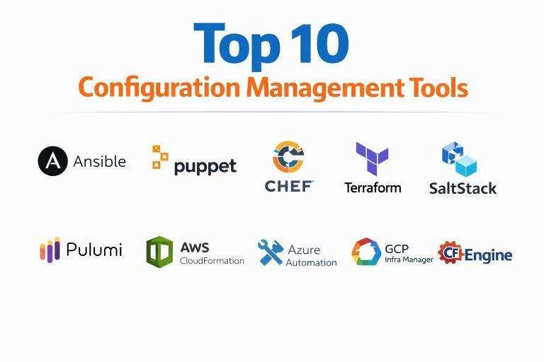 Secure Configuration Software Tools Top 10 Configuration Management Tools: Features, Pros, Cons ...