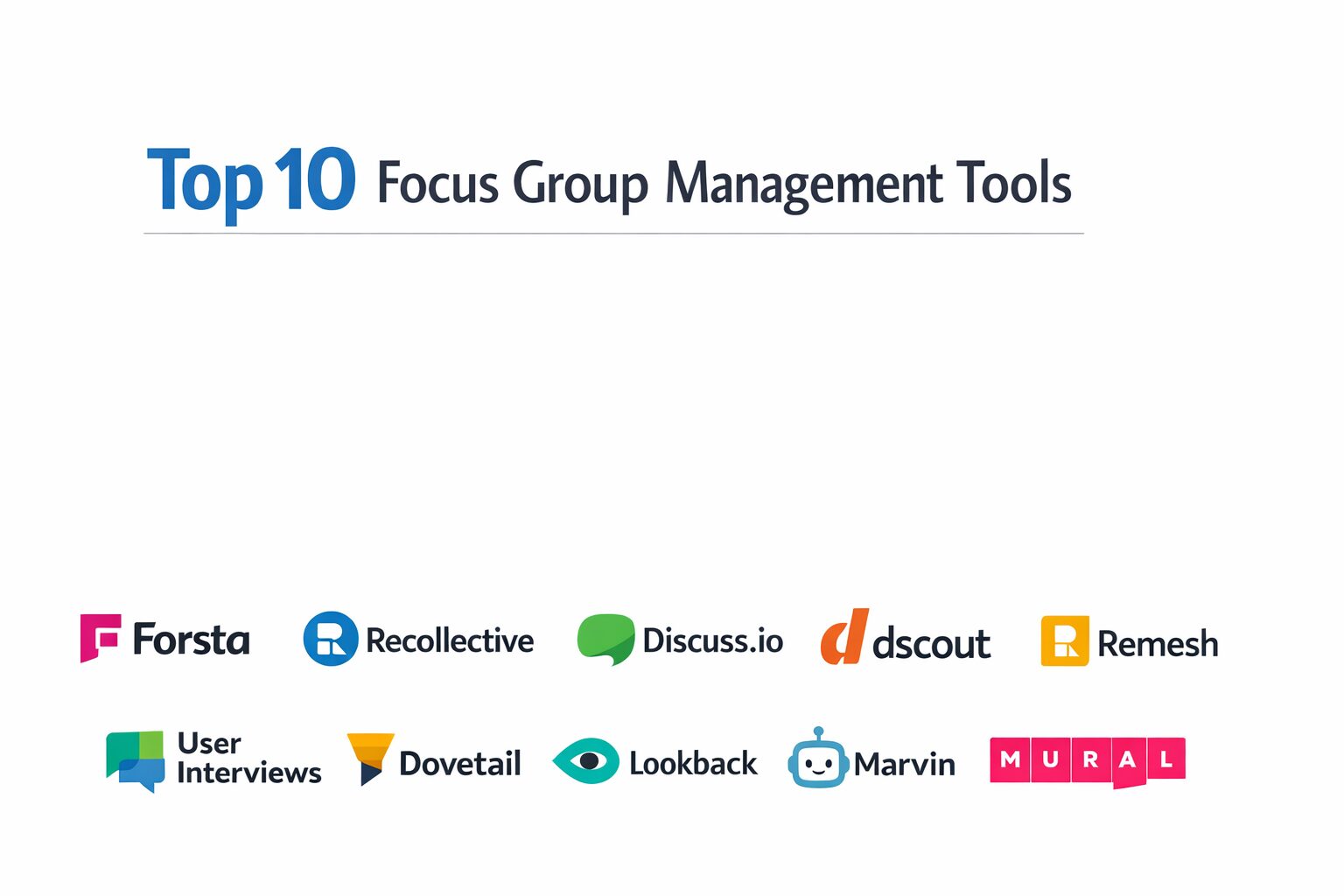Top 10 Focus Group Management Tools: Features, Pros, Cons & Comparison ...