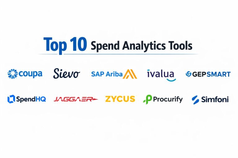 Top 10 Spend Analytics Tools: Features, Pros, Cons & Comparison – Best ...
