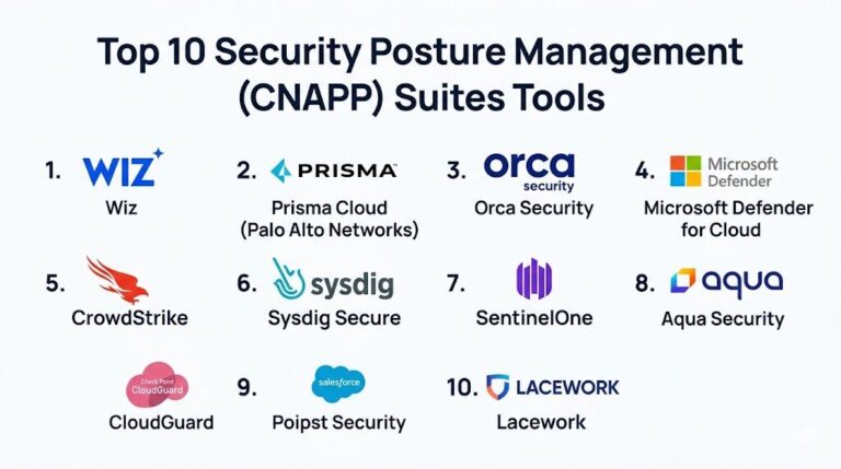 Top 10 Security Posture Management (CNAPP) Suites: Features, Pros, Cons ...